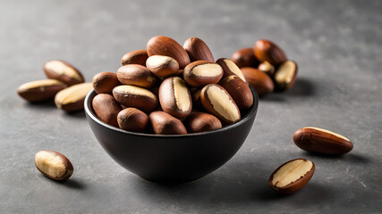 Obraz premium Brazil nuts in a bowl