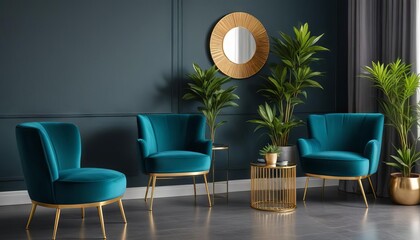 Modern Living Room with Stylish Furniture and Elegant Decor