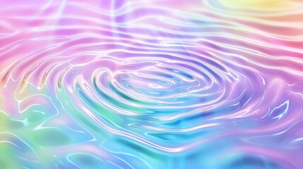 Soft Rainbow Ripple Background Design