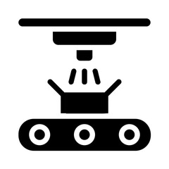 Airflow Conveyors Solid Icon
