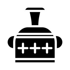 Ancient Roman jar Solid Icon