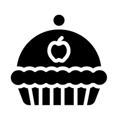 Apple Pie Solid Icon