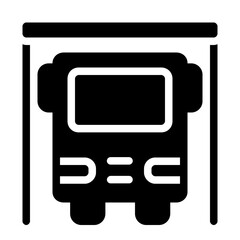 Bus Platform Solid Icon