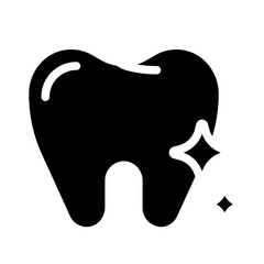 Clean Tooth Solid Icon