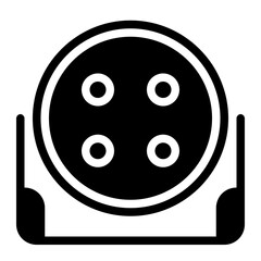 Obraz premium Disco Spotlights Solid Icon