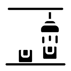 Magnet Conveyors Solid Icon