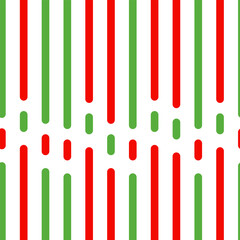 Christmas geometric seamless pattern. Vector illustration.