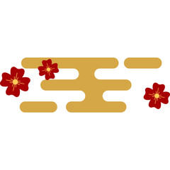 Chinese Cloud and Flower