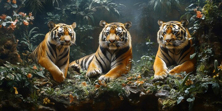 exhibition of endangered animals such as tigers and pandas in their natural habitats highlights conservation and protection efforts on international animal rights