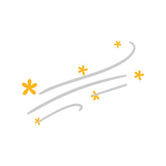 Spring Flower With Wind