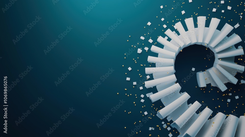 Poster a minimalist design with a single line of code forming a spiral or other intriguing shape, highlight