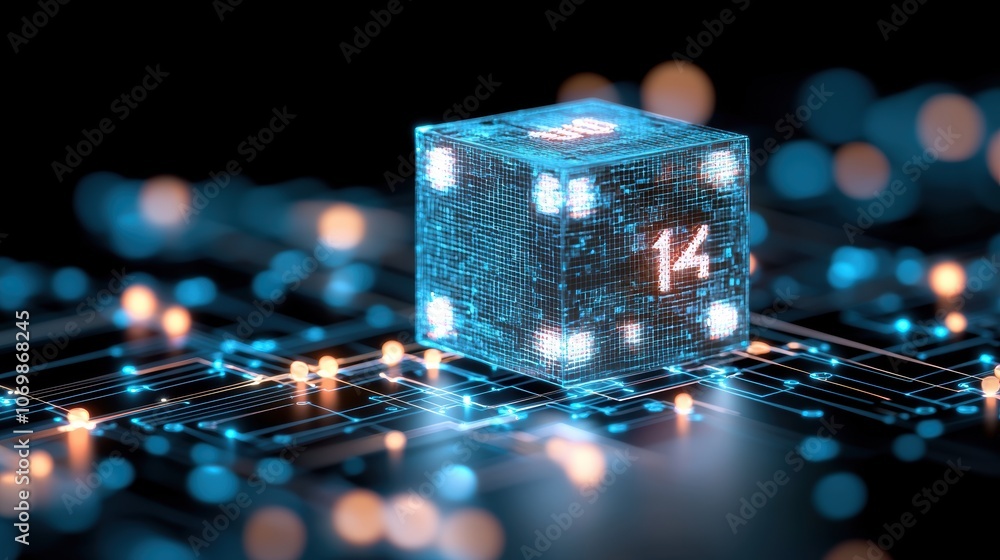 Poster an abstract visualization of a blockchain network with nodes representing transactions and miners, s