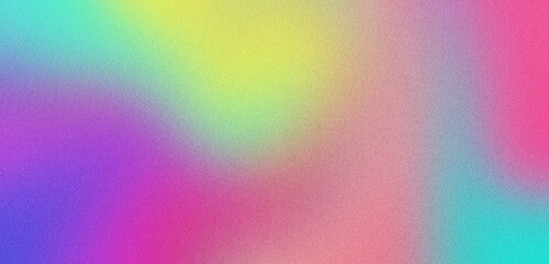 Fototapeta premium Bright and Vivid Abstract Gradient with Noise Texture. Backdrop is suited for modern presentations, covers, and creative websites.