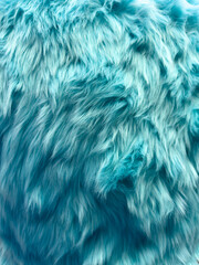 Obraz premium A close up of a blue fur texture with a blue background