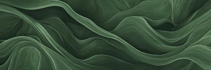 Abstract organic Green lines illustration wallpaper background