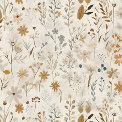 Simple wildflower pattern