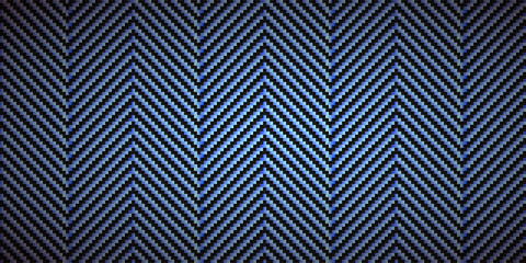 Black and blue diagonal carbon fiber seamless texture pattern vector illustration. Textile fabric, car tuning or cloth macro seamless kevlar crisscross texture background.