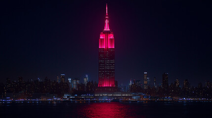 Fototapeta premium city skyline at night