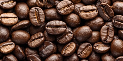 Obraz premium Close Up of Coffee Beans