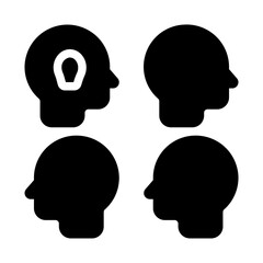 People With Idea Solid Icon