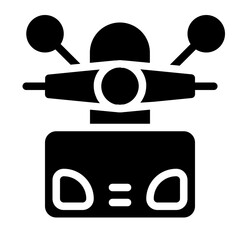 Scooter Solid Icon