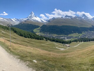 Breathtaking Swiss Alps Panorama