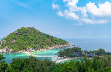 The most beautiful viewpoints of Koh Tao, Thailand.