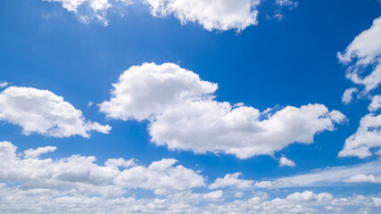 clear blue sky background,clouds with background, Blue sky background with tiny clouds. White fluffy clouds in the blue sky. 