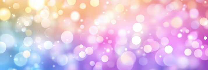 Fototapeta premium Colorful Sparkle Background with Glittering Bokeh Effect
