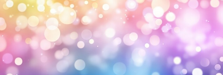 Colorful Sparkle and Glitter Background with Bokeh Effect