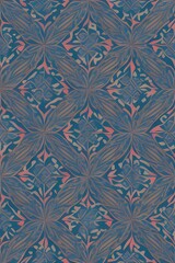 Fototapeta premium ia generated. Vector abstract geometric islamic background. Based on Muslim ethnic ornaments. Intertwined paper stripes. Elegant background for cards, invitations, etc. 