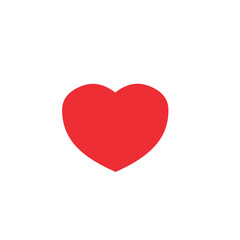 heart icon, a symbol of Valentine's day, isolated on a transparent background