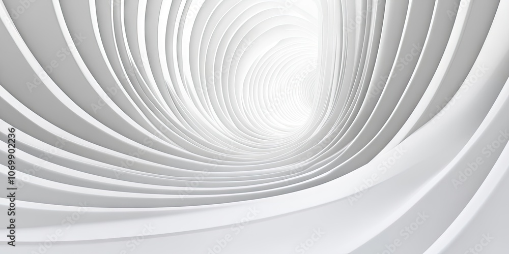 Poster a background featuring three dimensional arc lines that curve both upwards and downwards creates a s