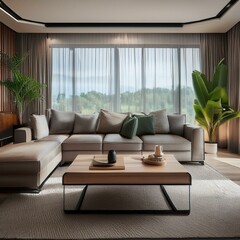 Fototapeta premium Modern interior, cozy concept