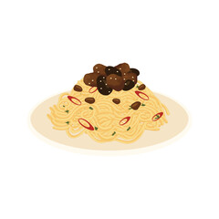 Pasta Vector Illustration - 07