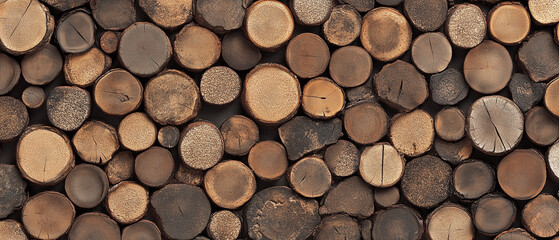 A Captivating Wall of Natural Wood Texture.
