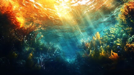 Explore the vibrant underwater world filled with colorful marine life