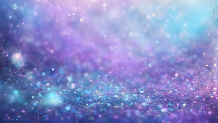 Obraz premium Gentle prismatic shimmer transitioning from pale lavender to sky blue with light, AI Generated