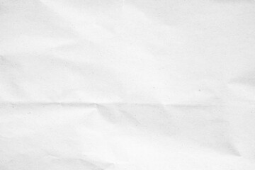 White recycled craft paper texture as background. Grey paper texture, Old vintage page or grunge vignette of old newspaper. Pattern rough art creased grunge letter. Hardboard with copy space for text.