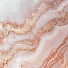 Obraz premium Rose gold marble surface