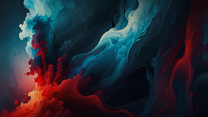 Obraz premium abstract background that visually represents a balance of negative and positive energy