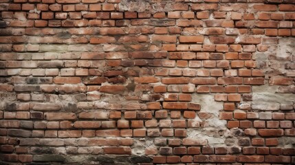 Obraz premium Rustic Brick Wall Texture for Background Design