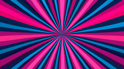 A visually captivating abstract image with pink and blue lines converging at a central point, set against a dark background, showcasing a modern, vibrant, and dynamic style.