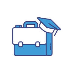 Intern vector icon stock illustration