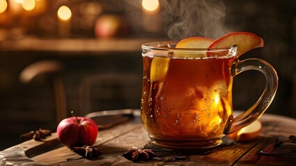 Hot and Delicious Apple Punch: Drink That Warms Body and Soul on Cold Evening