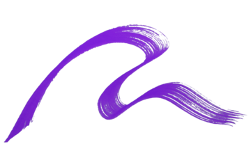 Painting brushes, yung ying, colored lines, patterns, movements. ...