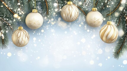 background with christmass decoration