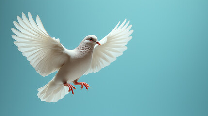White Dove on Beautiful background