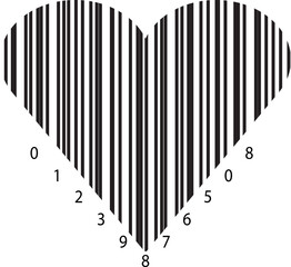 barcode business illustration vector icon
