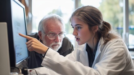 Obraz premium The Scientist and the Mentor